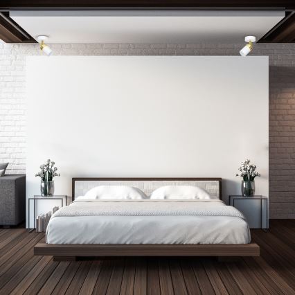 Deckenspot JOKER 1xGU10/25W/230V weiß/gold