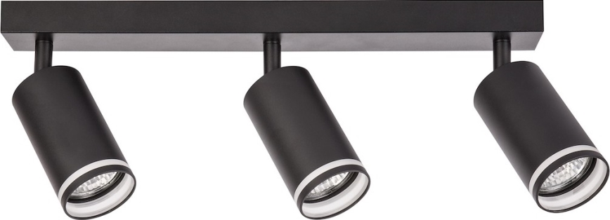 Deckenspot PIPE 3xGU10/10W/230V schwarz