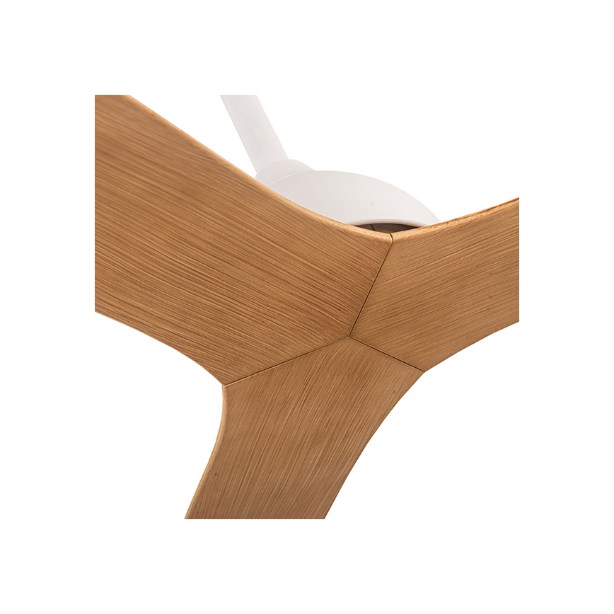 Deckenventilator d 132 cm beige/weiß + Fernbedienung