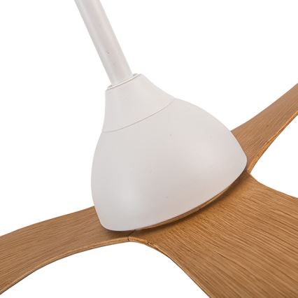 Deckenventilator d 132 cm beige/weiß + Fernbedienung