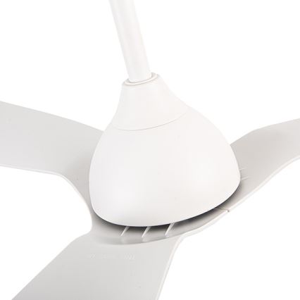 Deckenventilator Ø 132 cm IP44 Weiß + Fernbedienung