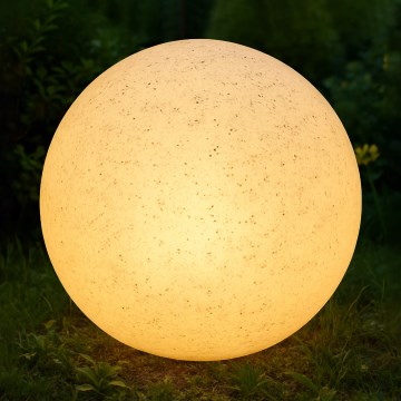 Dekorative Außenleuchte LUMISTONE 1xE27/15W/230V IP65 Ø 38 cm