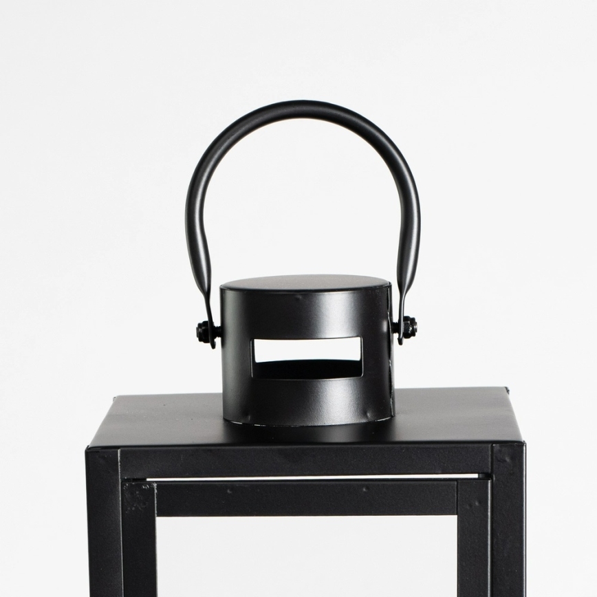 Dekorative Laterne 49 cm schwarz