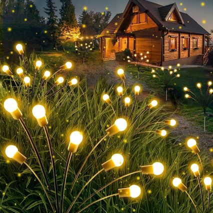 Dekorative LED-Solarleuchte 10xLED/1,2V 3000K 73 cm 600 mAh IP44