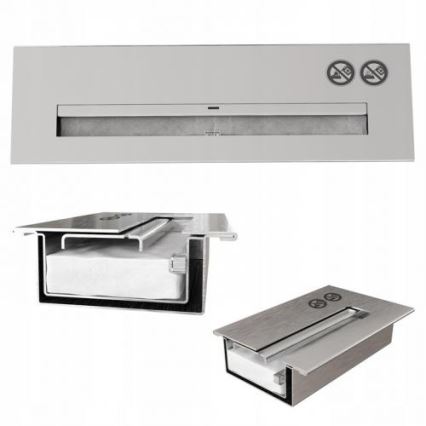 Kratki - Eingebauter BIO-Kamin 40x60 cm 2 kW schwarz