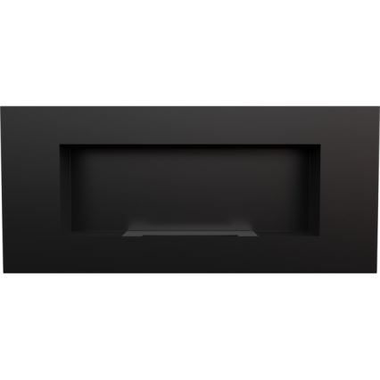 Kratki - Eingebauter BIO-Kamin 40x90 cm 2 kW schwarz