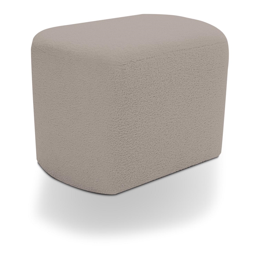 Design-Hocker ESTRELA 43x63 cm Beige