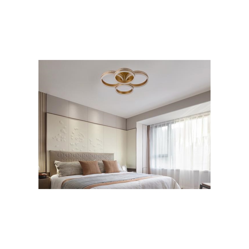 Dimmbare aufgesetzte LED-Deckenleuchte LED/150W/230V 3000-6500K + Fernbedienung