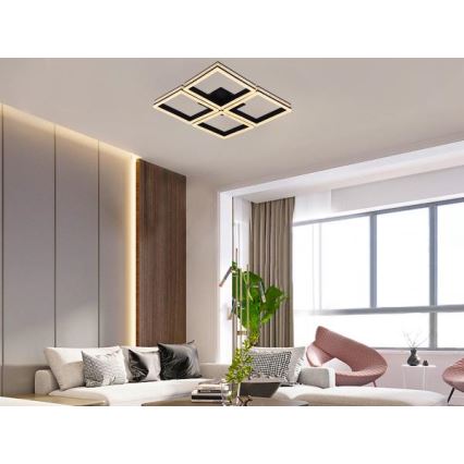 Dimmbare aufgesetzte LED-Deckenleuchte LED/215W/230V 3000–6500K + Fernbedienung