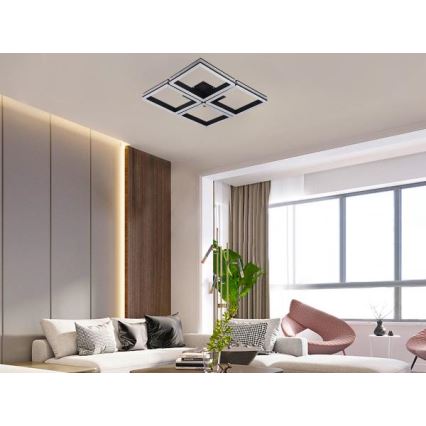 Dimmbare aufgesetzte LED-Deckenleuchte LED/215W/230V 3000–6500K + Fernbedienung