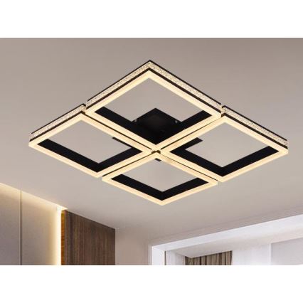 Dimmbare aufgesetzte LED-Deckenleuchte LED/215W/230V 3000–6500K + Fernbedienung