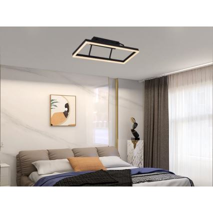 Dimmbare, aufgesetzte LED-Deckenleuchte LED/40W/230V 3000-6500K + Fernbedienung