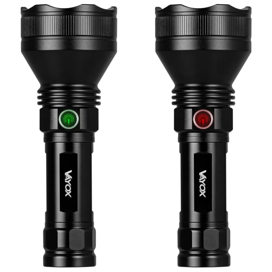 Dimmbare, aufladbare LED-Taschenlampe LED/20W/5V IPX5 1900 glänzend 5000 mAh