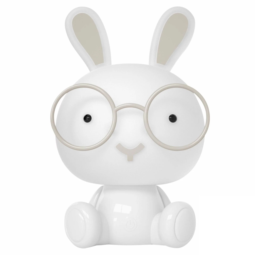 Dimmbare, kleine LED-RGBW-Nachtleuchte für Kinder LED/2,5W/230V Häschen weiß