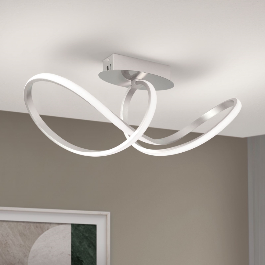 Dimmbare LED-Anbauleuchte CIRCUS LED/30W/230V matt Chrom