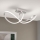 Dimmbare LED-Anbauleuchte CIRCUS LED/30W/230V matt Chrom