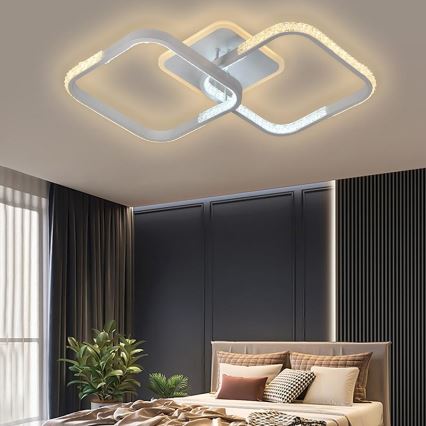 Dimmbare LED-Aufbauleuchte LED/55W/230V 3000-6500K + Fernbedienung