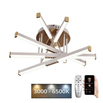 Dimmbare LED-Aufbauleuchte LED/75W/230V 3000-6500K + Fernbedienung