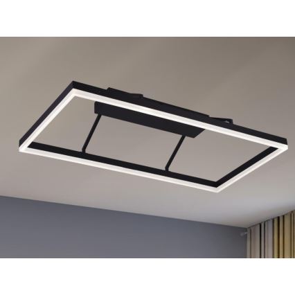 Dimmbare LED-Deckenleuchte (Aufbau) LED/55W/230V 3000-6500K + Fernbedienung
