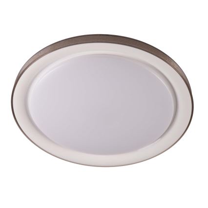 Dimmbare LED-Deckenleuchte für Badezimmer GRAŻYNA LED/72W/230V 3000-6000K d 51 cm IP44 grau + Fernbedienung