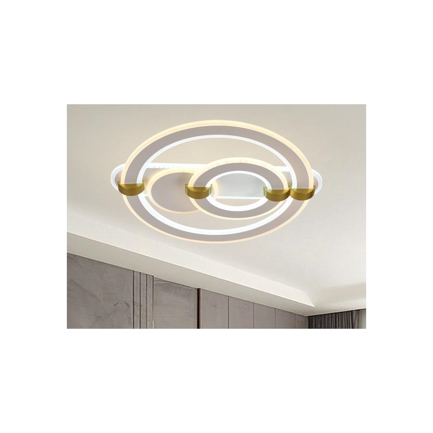 Dimmbare LED-Deckenleuchte LED/120W/230V 3000-6500K + Fernbedienung