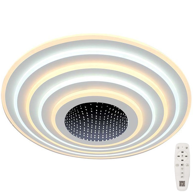 Dimmbare LED-Deckenleuchte LED/125W/230V 3000-6500K d 50 cm + Fernbedienung