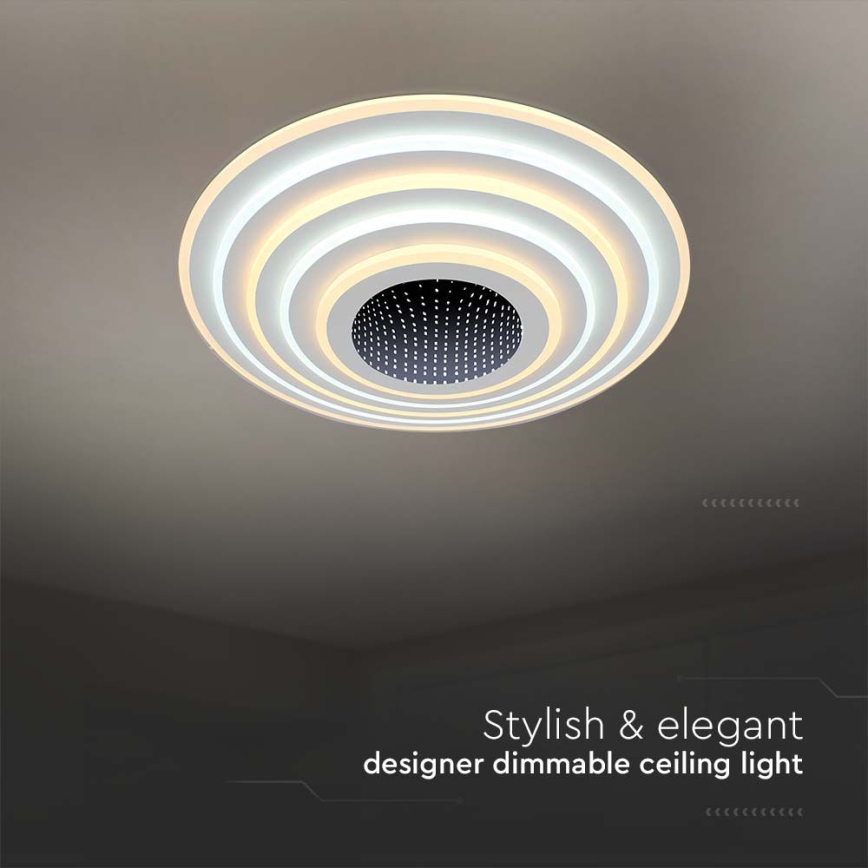 Dimmbare LED-Deckenleuchte LED/125W/230V 3000-6500K d 50 cm + Fernbedienung