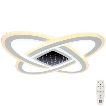 Dimmbare LED-Deckenleuchte LED/130W/230V 3000-6500K 62x62 cm + Fernbedienung