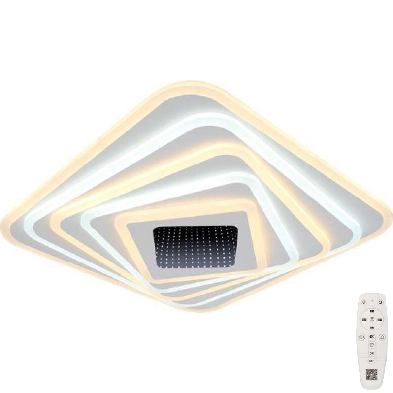 Dimmbare LED-Deckenleuchte LED/150W/230V 3000-6500K 51x51 cm + Fernbedienung