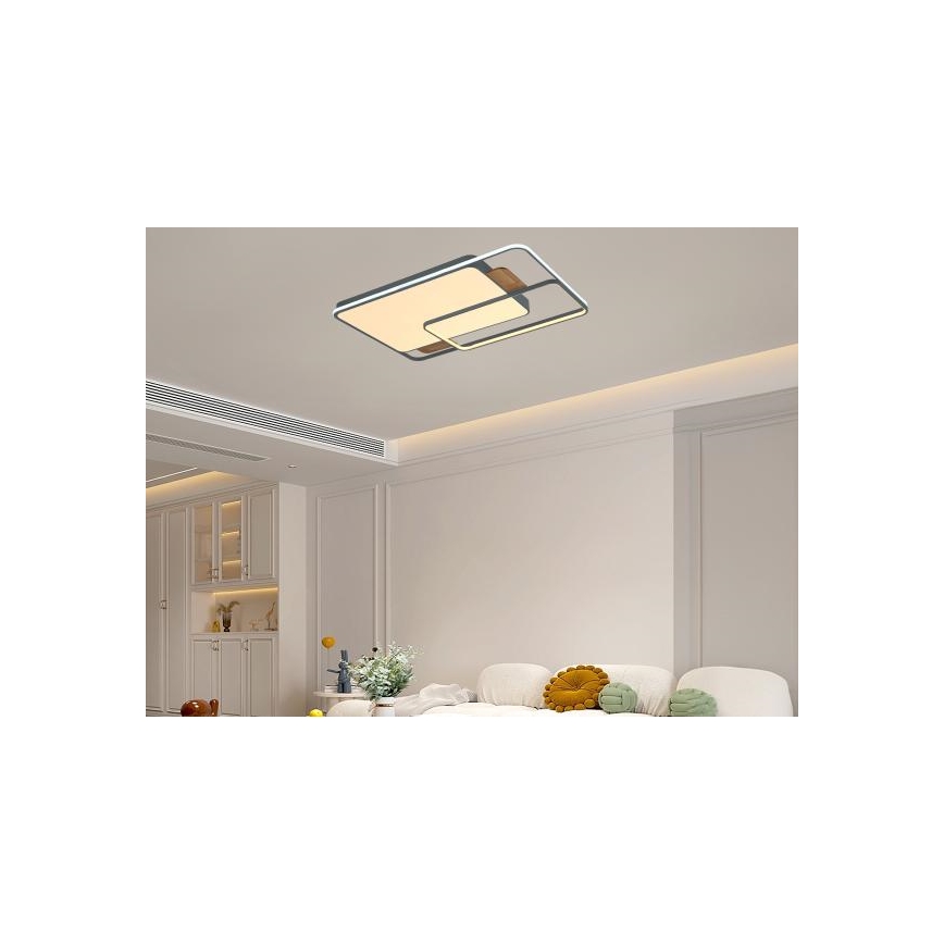 Dimmbare LED-Deckenleuchte LED/280W/230V 3000-6500K + Fernbedienung