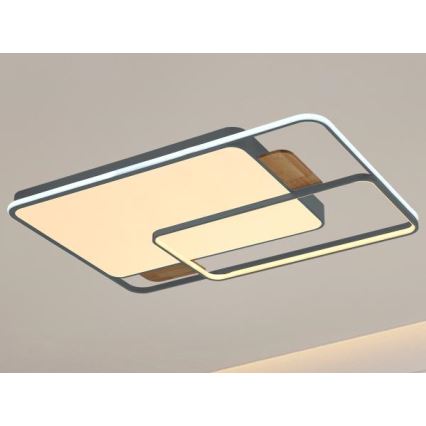Dimmbare LED-Deckenleuchte LED/280W/230V 3000-6500K + Fernbedienung