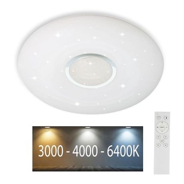 Dimmbare LED-Deckenleuchte LED/40W/230V 3000K/4000K/6500K d 49 cm + Fernbedienung
