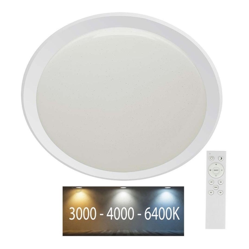 Dimmbare LED-Deckenleuchte LED/40W/230V 3000K/4000K/6500K d 56,5 cm + Fernbedienung