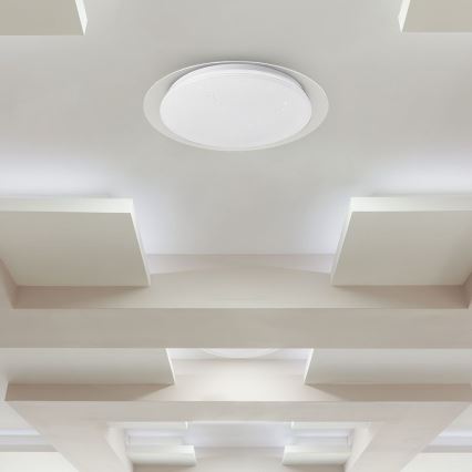 Dimmbare LED-Deckenleuchte LED/40W/230V 3000K/4000K/6500K d 46,5 cm + Fernbedienung