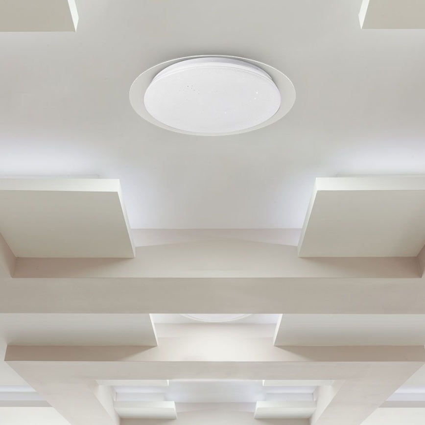 Dimmbare LED-Deckenleuchte LED/40W/230V 3000K/4000K/6500K d 46,5 cm + Fernbedienung