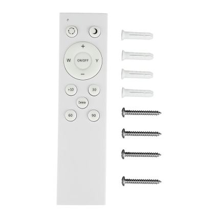 Dimmbare LED-Deckenleuchte LED/40W/230V 3000K/4000K/6500K d 56,5 cm + Fernbedienung
