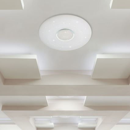Dimmbare LED-Deckenleuchte LED/40W/230V 3000K/4000K/6500K d 49 cm + Fernbedienung