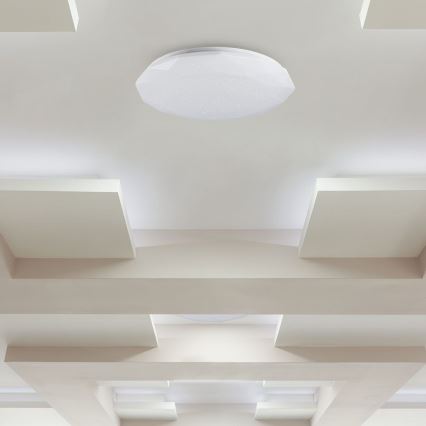 Dimmbare LED-Deckenleuchte LED/40W/230V 3000K/4000K/6500K d 50 cm + Fernbedienung