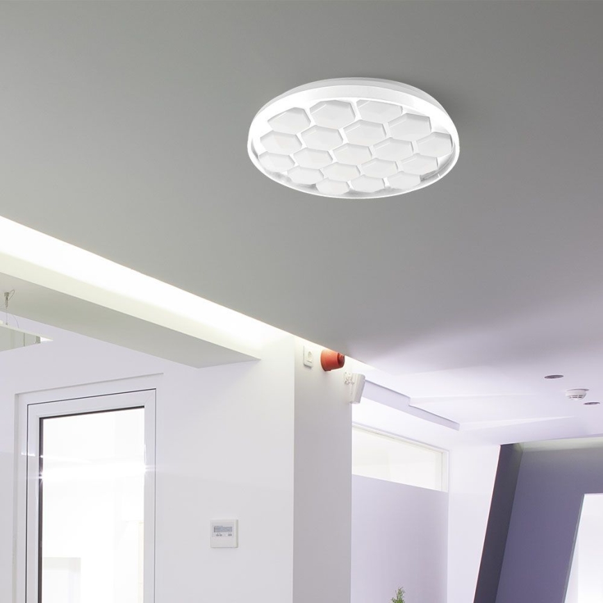 Dimmbare LED-Deckenleuchte LED/60W/230V 3000/4000/6500K d 49 cm + Fernbedienung