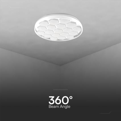 Dimmbare LED-Deckenleuchte LED/60W/230V 3000/4000/6500K d 49 cm + Fernbedienung