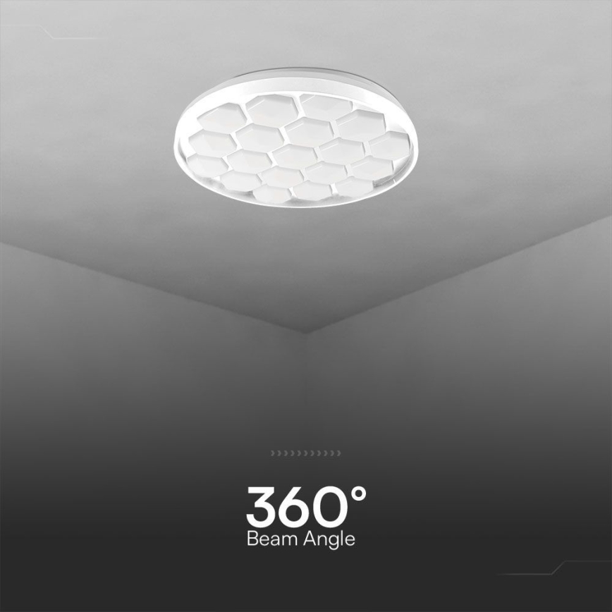 Dimmbare LED-Deckenleuchte LED/60W/230V 3000/4000/6500K d 49 cm + Fernbedienung