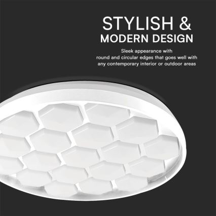 Dimmbare LED-Deckenleuchte LED/60W/230V 3000/4000/6500K d 49 cm + Fernbedienung