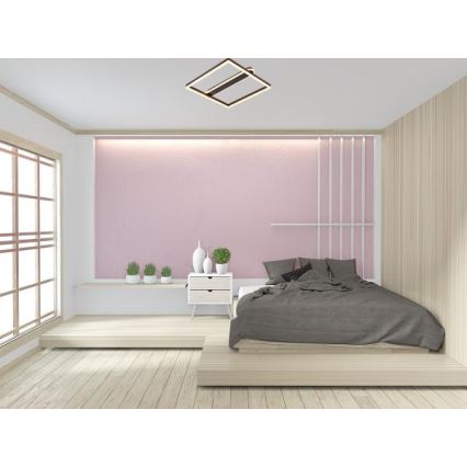 Dimmbare LED-Deckenleuchte LED/60W/230V 3000-6500K + Fernbedienung