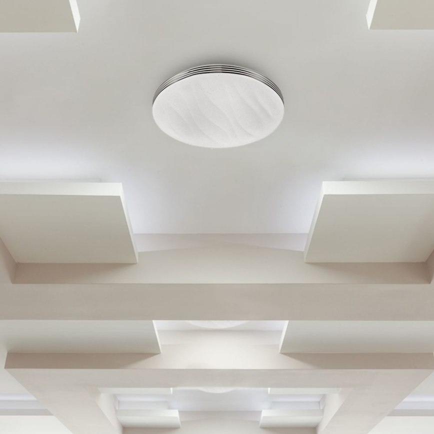 Dimmbare LED-Deckenleuchte LED/60W/230V 3000K/4000K/6500K d 50 cm + Fernbedienung