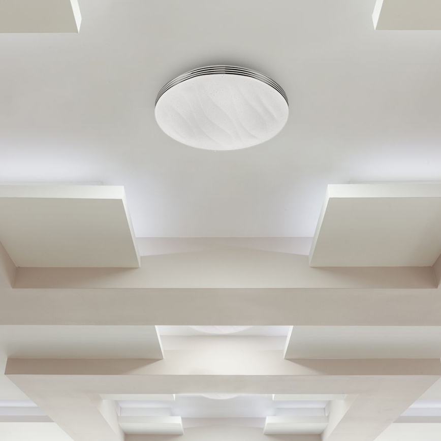 Dimmbare LED-Deckenleuchte LED/60W/230V 3000K/4000K/6500K d 50 cm + Fernbedienung
