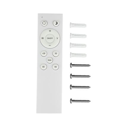 Dimmbare LED-Deckenleuchte LED/60W/230V 3000K/4000K/6500K d 50 cm + Fernbedienung