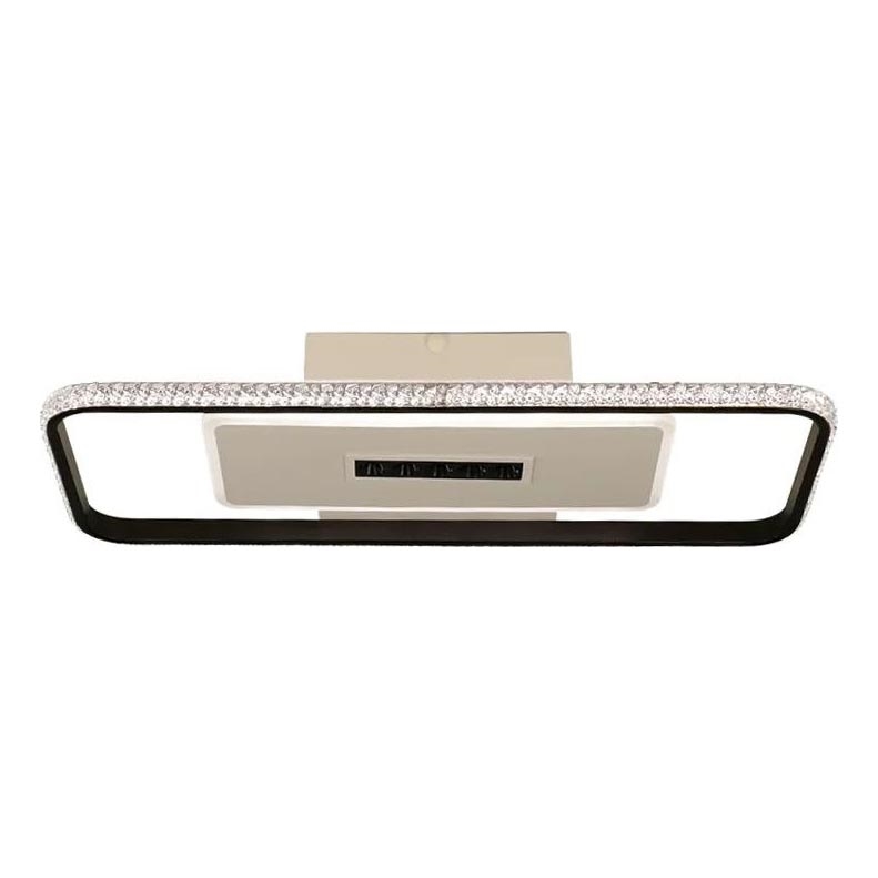 Dimmbare LED-Deckenleuchte LED/75W/230V 3000-6500K weiß/schwarz + Fernbedienung