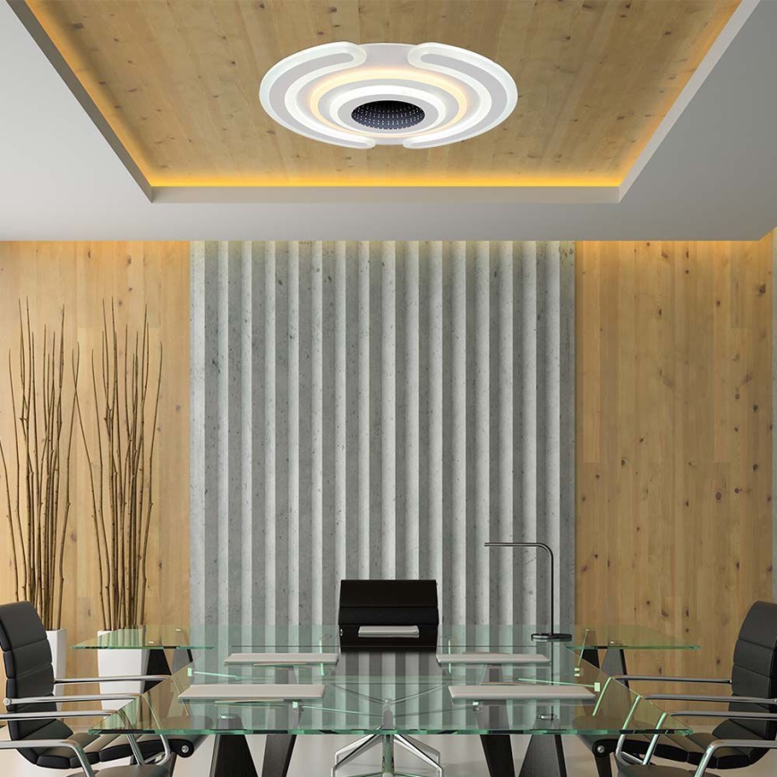 Dimmbare LED-Deckenleuchte LED/95W/230V 3000-6500K d 52 cm + Fernbedienung