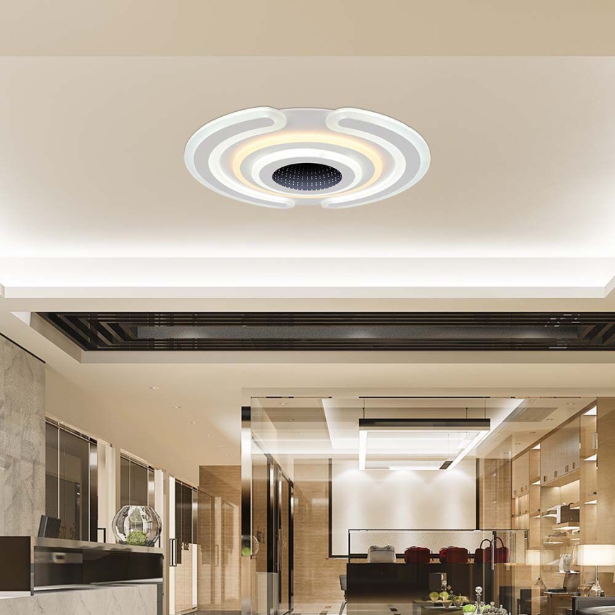 Dimmbare LED-Deckenleuchte LED/95W/230V 3000-6500K d 52 cm + Fernbedienung