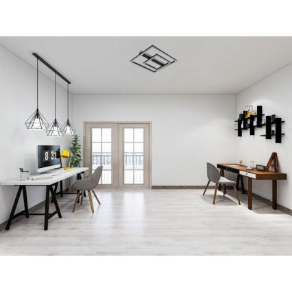 Dimmbare LED-Deckenleuchte LED/95W/230V 3000-6500K + Fernbedienung